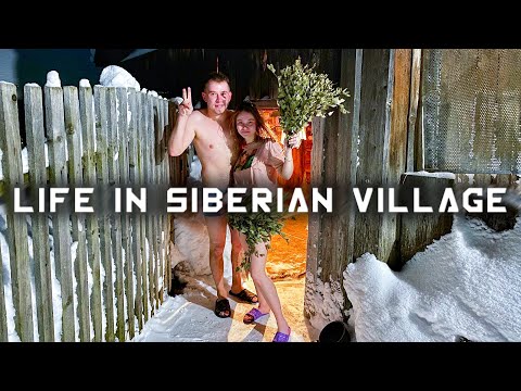 Life in a Siberian Village - bath, dumplings, compote, life, dogs