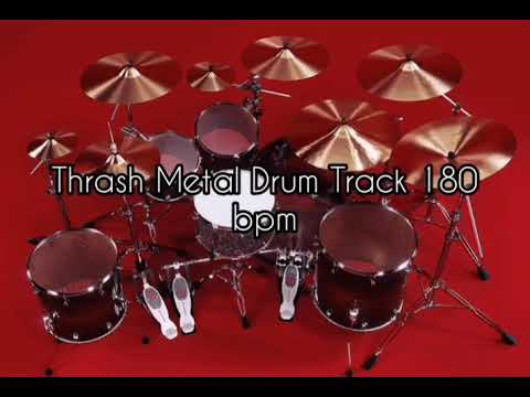 Thrash Metal Drum Track 180 bpm