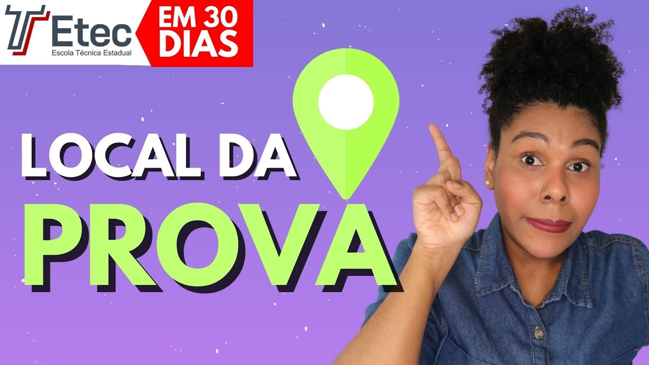COMO DESCOBRIR SEU LOCAL DE PROVA DO VESTIBULINHO ETEC