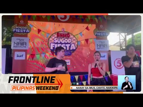 Aga Muhlach at "Barangay Singko Panalo," naki-fiesta sa Quezon Frontline Weekend