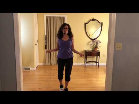 Barefooter's Barefootin' (w/ orig. music) - L1 Line Dance Lesson & Dance Along - Music @ 4:33
