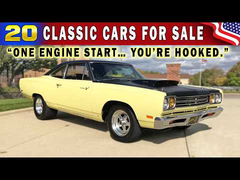 OMG! 20 Classic Cars for Sale CHEAP You WON'T Believe