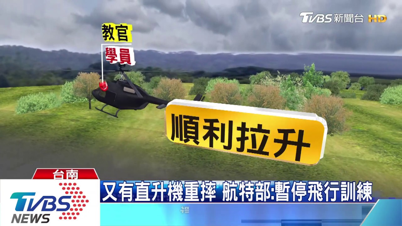 陸軍戰搜直升機重落地　機體受損2人平安