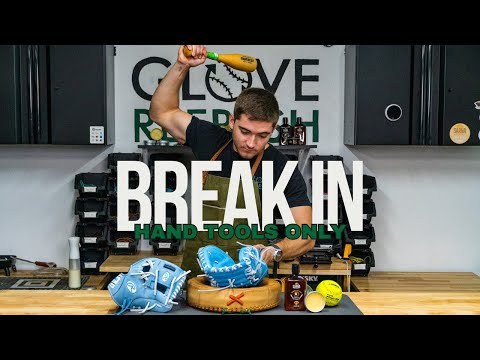 How to break in a baseball glove (full time glove smith shows secrets)