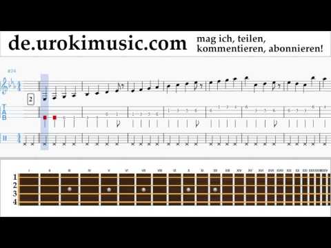 Banjounterricht (Irischer Tenor) Justin Bieber - Sorry Noten Lernen Teil#1 um-i995