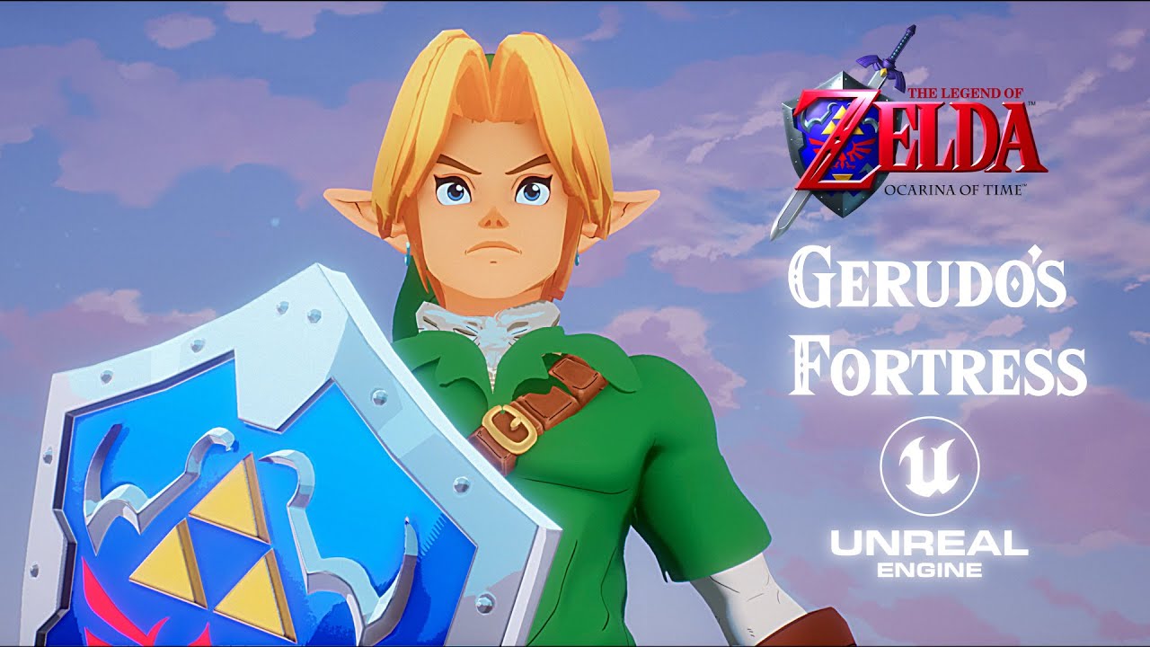 ⭐(4K) Gerudo Fortress — Zelda Ocarina of Time reinventado en estilo anime (Unreal Engine 5) - YouTube