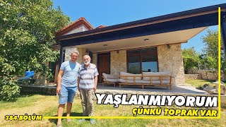Ünlü Oyuncu, babasına 3,5 dönümde ESKİ KÖY EVİ aldı. Beraber TAŞ EV ya