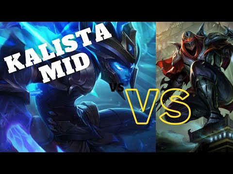 Kalista Mid vs Zed | Full League of Legends Gameplay | Just Kalista