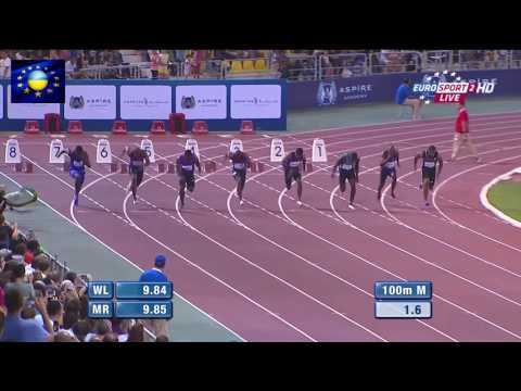 Justin Gatlin runs 9.74 second 100m