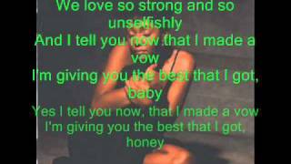 Anita Baker Giving u d best i&#39;ve got (ON SCREEN LYRICS)