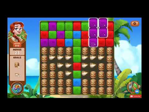 Lost Island Blast Adventure Level 978 NO BOOSTERS - A S GAMING