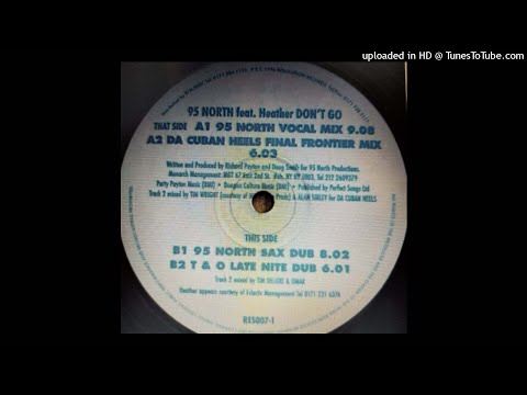 95 North Feat Heather ‎– Don't Go (95 North Sax Dub)(1996)