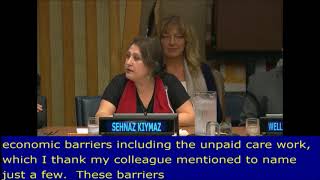 Sehnaz Kymaz's intervention during the 4th Meeting of the HLPF 2017:UN Web TV - http://webtv.un.org