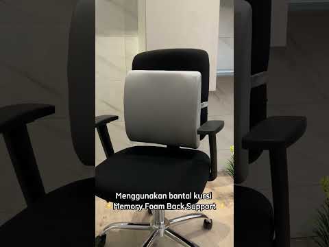 Gambar Informa Bantal Punggung Mobil Memory Foam Back Support - Abu-Abu