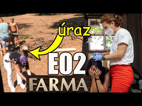 Farma 14 E02 - Škaredý úraz v druhý deň