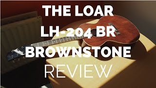 Video thumbnail for Review: The Loar LH-204-BR Brownstone Small Body Acoustic Guitar by aornic