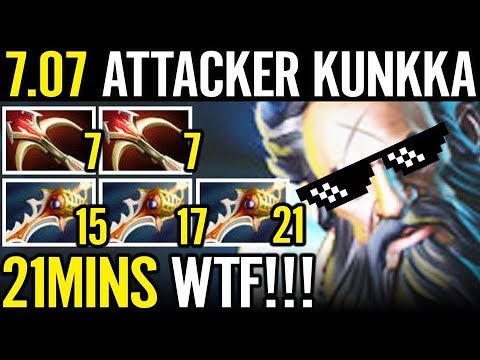 TURBO MODE is INSANE 1k8 GPM Kunkka Attacker 3x Rapier 2x Dedalus 21 Min WTF Dota 2