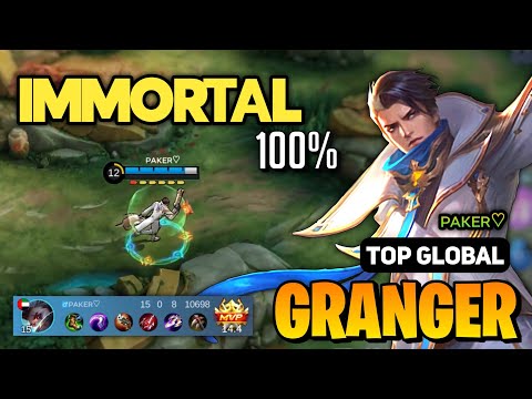 Granger Best Build 2023 [ Granger Top Global Gameplay ] By ᴘᴀᴋᴇʀ♡ - Mobile Legends