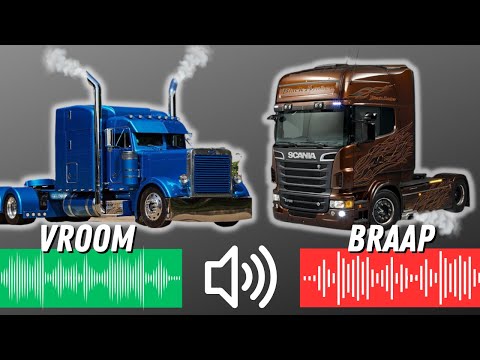 PURE V8 Truck Diesel Engine SOUNDS