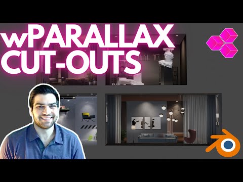 wParallax in BLENDER! An AMAZING ARCH-VIZ CUT-OUT Resource!