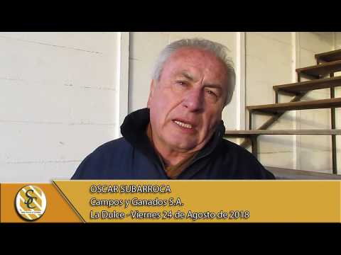 24-08-18 Nota Oscar Subarroca - Cabaña Santa Marìa - La Dulce.