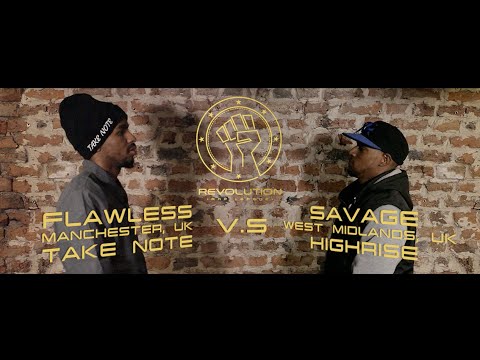 Flawless vs Savage (Full Battle) Revolution Rap League