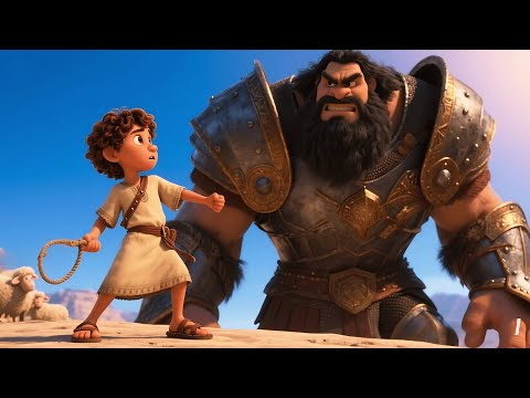 The Story of David and Goliath | Bible Story with a Twist!
