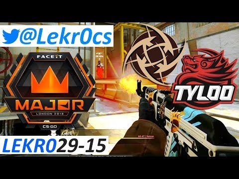 🇸🇪 Lekr0 29-15 / NiP vs TYLOO - Train / FACEIT Major 2018 Main Qualifier