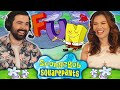 We Watched SPONGEBOB EPISODE 9 AND 10 For The FIRST TIME F U N SONG SANDY ROCKET REACTION