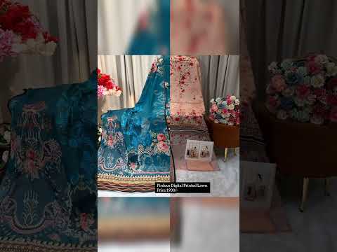 FIRDOUS DIGITAL PRINTED LAWN ||📲6394960240#firdouslawn#shorts#ytshorts