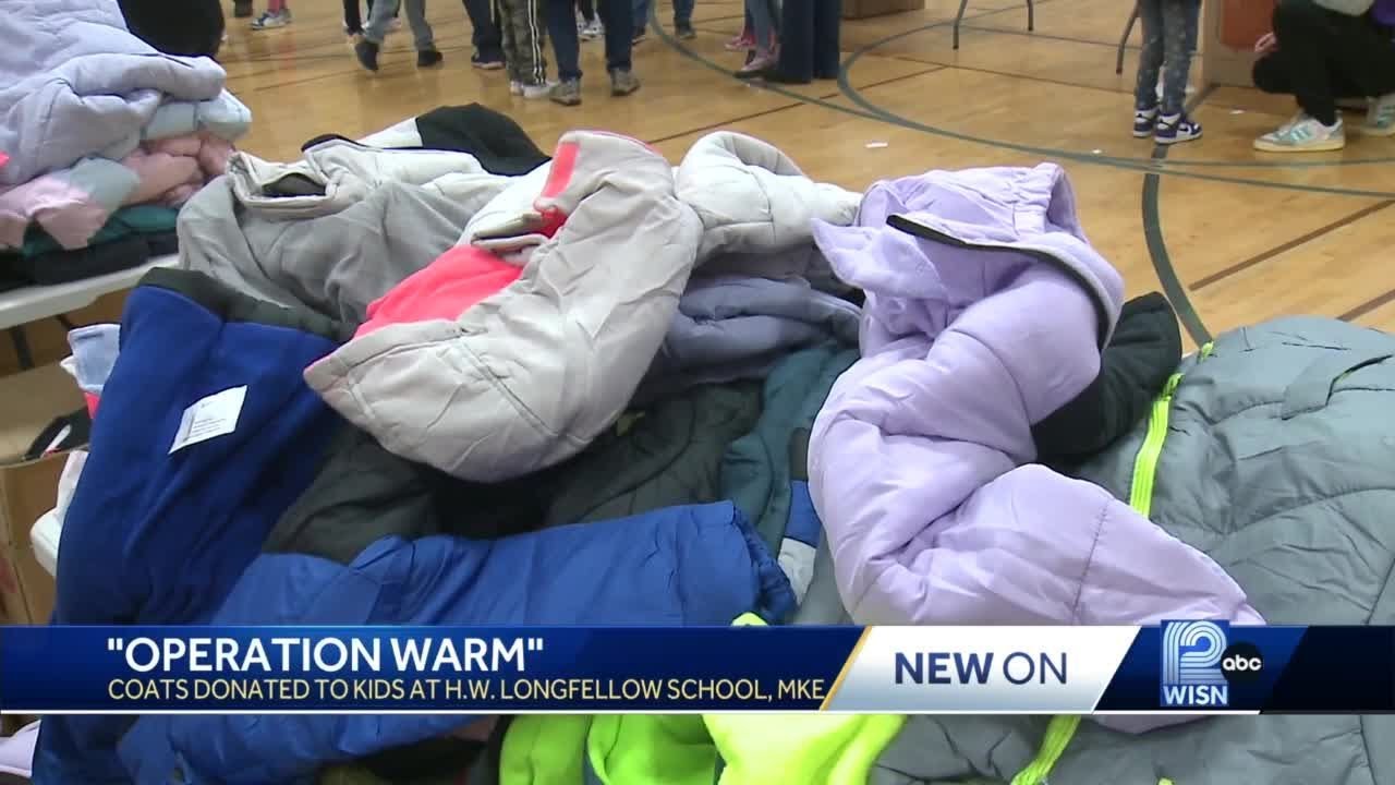 New winter coats donated to 500 kids in Milwaukee
