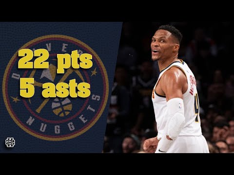 Russell Westbrook 22 pts 5 asts vs Nets 24/25 season
