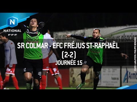 J15 : SR Colmar - EFC Fréjus Saint-Raphaël (2-2), le résumé