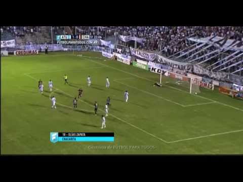 Gol de Zapata. Atl. Tucumán 1 - Chacarita 1. Fecha 9. Primera B Nacional 2015. FPT.