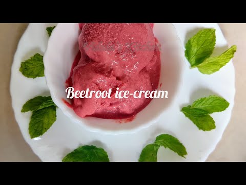 #beetroot ice cream #beetrooticecream #icecream #healthy icecream #homemade icecrram