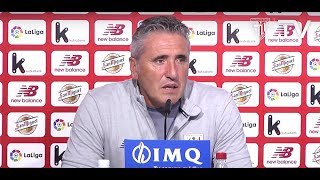 Agirre: "Las jugadoras el día del Atlético lo intentaron hacer lo mejor posible, al igual que  