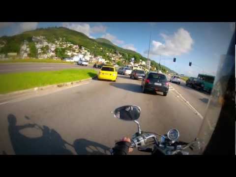 Diário de uma Moto em Floripa - Túnel e UFSC