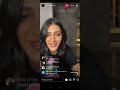 Shruti Hassan Is Live On Instagram