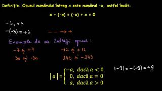 Valoarea absolută a unui număr întreg | Lectii-Virtuale.ro
