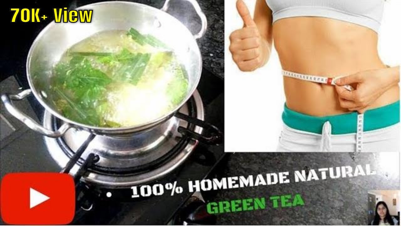 🥰 पेट की चर्बी कम करने के लिए घर पर बनाये नेचुरल ग्रीन टी | HomeMade Natural Green Tea | Lemon Grass