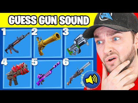 GUESS Fortnite GUN by the *SOUND*! Challenge)