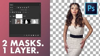 Photoshop HACK - Double Layer Mask Trick In Photoshop