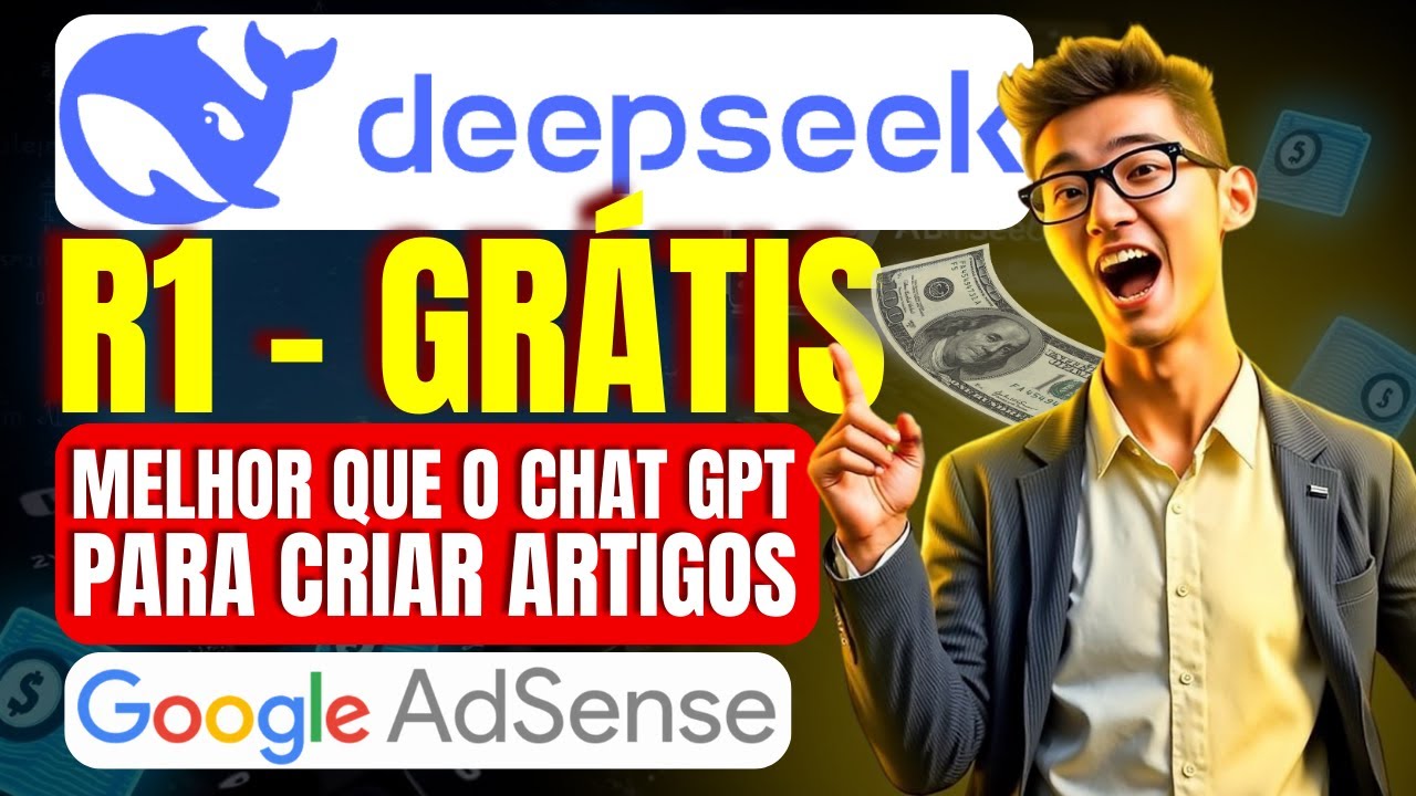 DeepSeek: Como se CADASTRAR e Criar Artigos que MONETIZAM no AdSense!