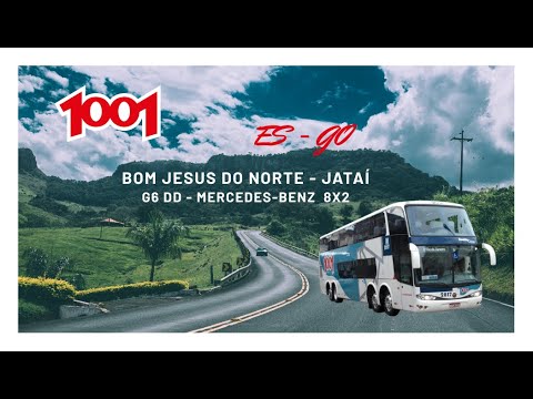 Marcopolo Paradiso G6 DD 8x2 Mercedes-Benz, 1001 (Bom Jesus do Norte, Espirito Santo - Jataí, Goías)
