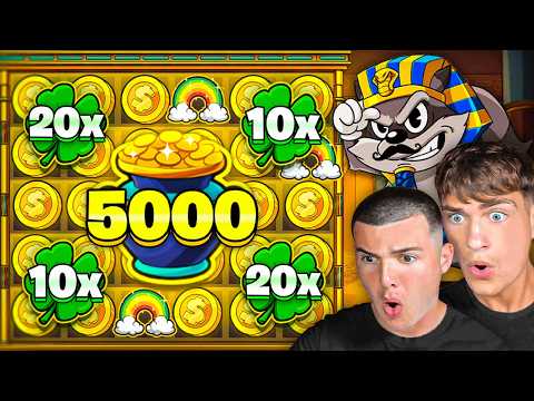 HUGE BONUS BUY SESSION ON LE PHAROAH! (GOLD CLOVERS)