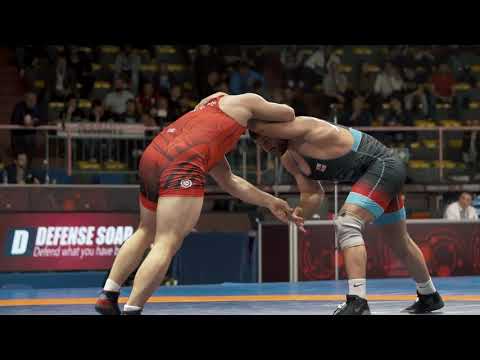 Geno Petriashvili (GEO) semifinals match at The European Championships