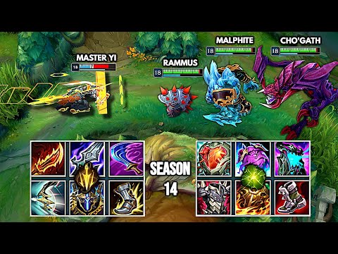 MASTER YI vs TANKS FULL BUILD FIGHTS & Best Moments!