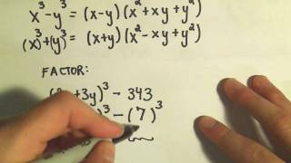 Factoring Sums and Differences of Cubes - Ex 3