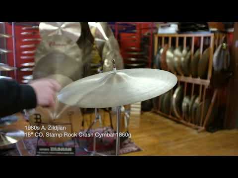 1990s A. Zildjian 18" Rock Crash 1860g image 9