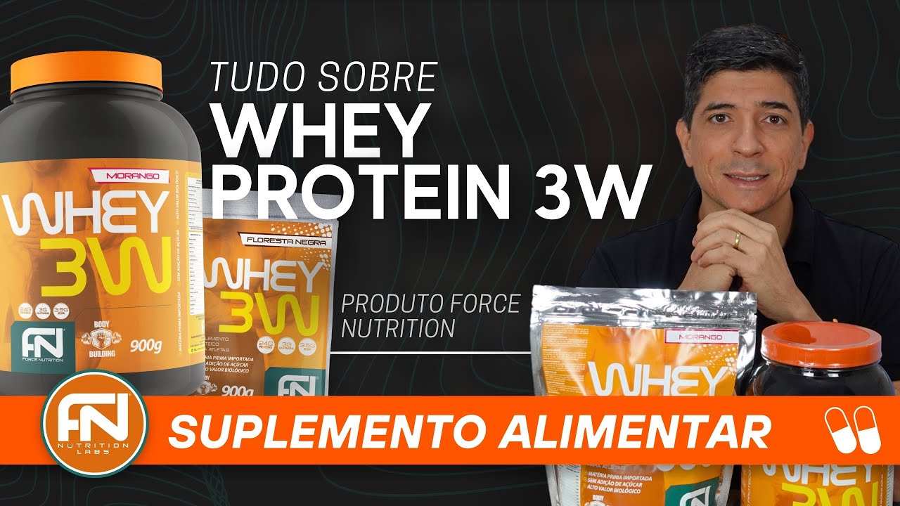 Whey Protein 3w a Proteína Perfeita para seus Resultados!
